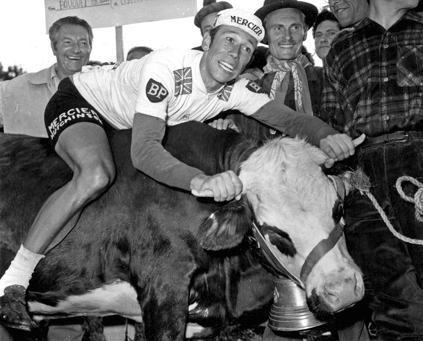 Image of Barry Hoban and Cow