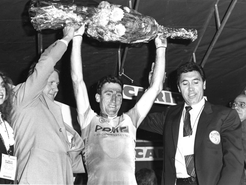 Image of Sean Kelly with Eddy Merckx